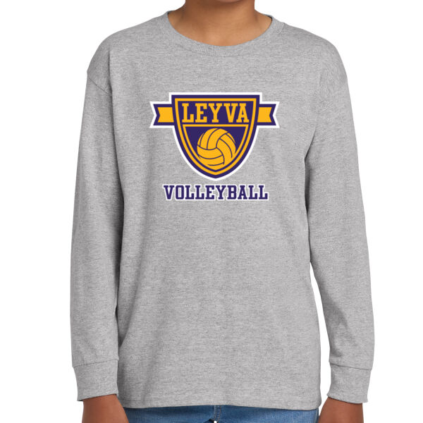 LeyVa Volleyball Youth Heavy Cotton 100% Cotton Long Sleeve T Shirt Thumbnail