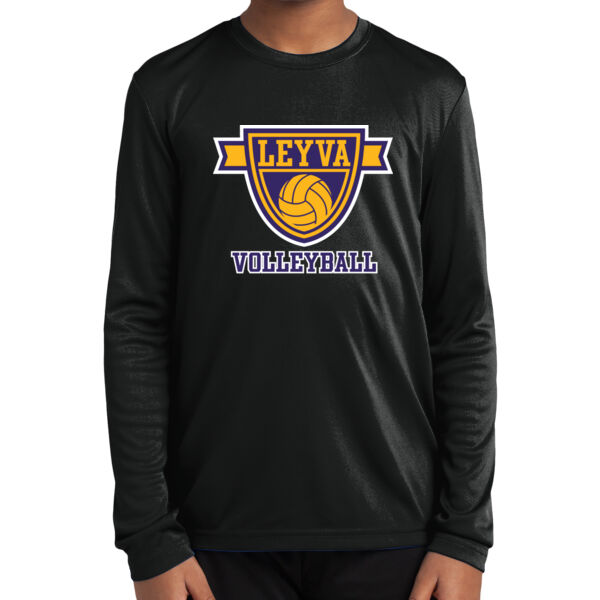 LeyVa Volleyball Youth Long Sleeve PosiCharge Competitor Tee Thumbnail