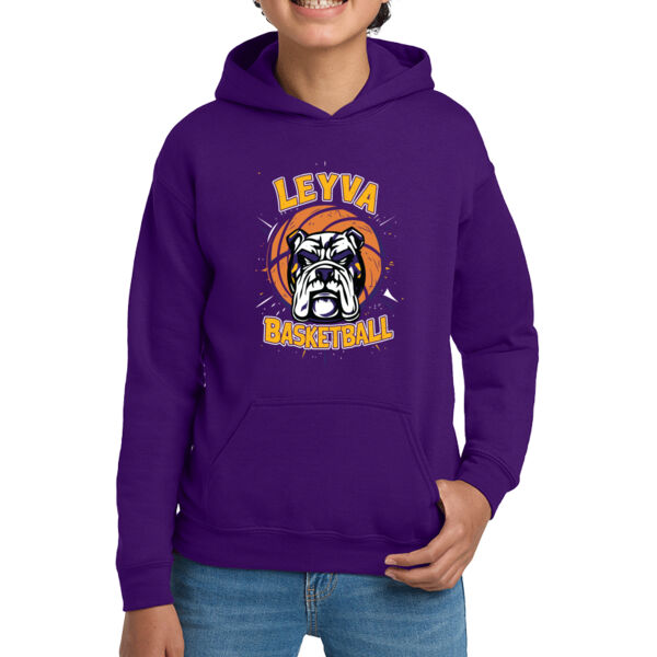 LeyVa Basketball Youth Heavy Blend Hooded Sweatshirt  Thumbnail
