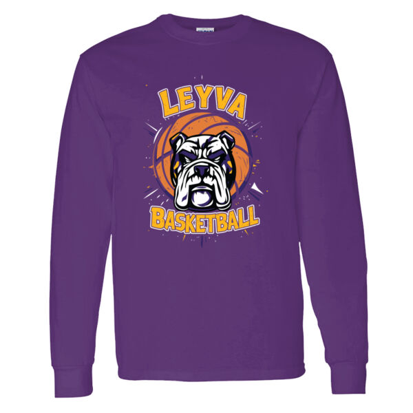 LeyVa Basketball Heavy Cotton 100% Cotton Long Sleeve T Shirt  Thumbnail