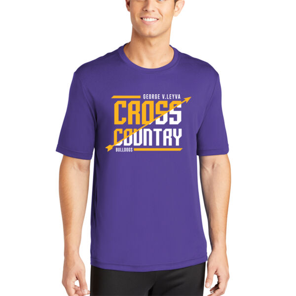 LeyVa Cross Country Purple PosiCharge Competitor Tee Thumbnail