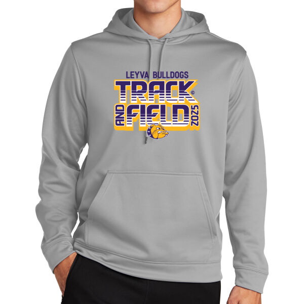  LeyVa Track and Field Fleece Hooded Pullover Thumbnail