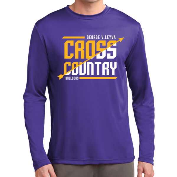 LeyVa Cross Country Purple Long Sleeve PosiCharge Competitor Tee Thumbnail