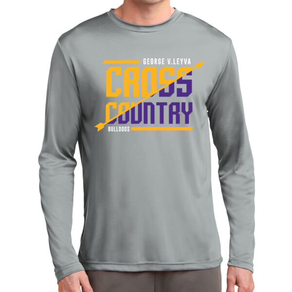 LeyVa Cross Country Grey Long Sleeve PosiCharge Competitor Tee Thumbnail