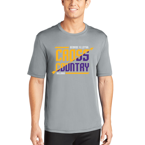 LeyVa Cross Country Grey PosiCharge Competitor Tee Thumbnail