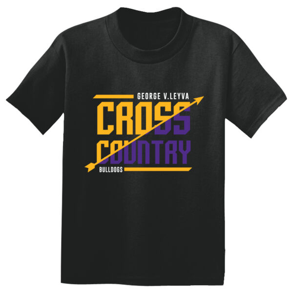 LeyVa Cross Country Youth Black PosiCharge Competitor Tee Thumbnail