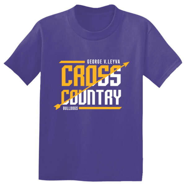 LeyVa Cross Country Youth Purple PosiCharge Competitor Tee Thumbnail