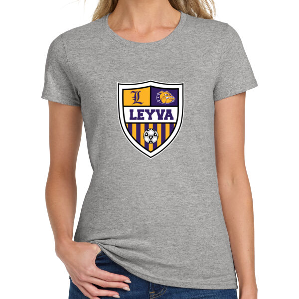 LeyVa Soccer Ladies Heavy Cotton 100% Cotton T Shirt Thumbnail